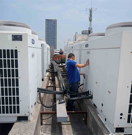 蓝田中央空调制热和不制冷系统维修方法